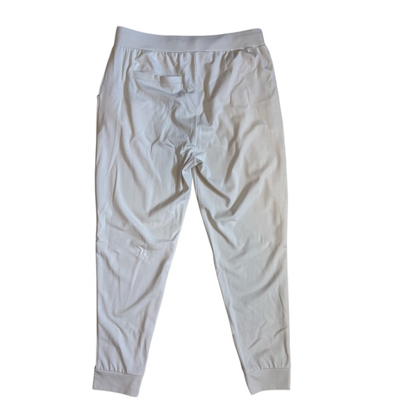 Women's White Joggers - Picture 4 of 11